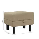 Ver imagem 2 de Puff Baú Antúrio 60cm CabeCasa MadeiraOriginals