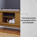 Ver imagem 7 de Rack Bancada 2 Portas Tvs até 65 Polegadas Atlas - Cumaru