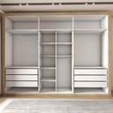 Ver imagem 5 de Guarda-roupa Casal Severo 6 Portas 6 Gavetas com Espelho - Panorama Móveis