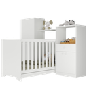 Ver imagem 2 de Quarto Infantil com Berço 3 em 1 Luíza Multimóveis Branco