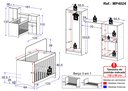 Ver imagem 5 de Quarto Infantil com Berço 3 em 1 Luíza Multimóveis Branco