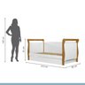 Cama Infantil Bella com Auxiliar 100% MDF - 2