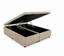Ver imagem 1 de Cama Box Baú King Bipartido 96 Diversas Cores (193x203x42) - Suede Bege