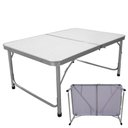 Ver imagem 1 de Mesa Dobrável Portátil Vira Maleta 90cm Camping Praia