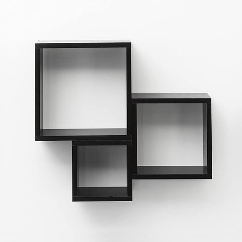 Kit com 3 Nichos (Selo Fsc) Preto