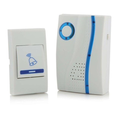 Campainha Residencial sem Fio Wireless 50 Á 100 Metros Voltagem 110v/220v