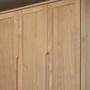 Ver imagem 6 de Guarda Roupa Casal 220cm 5 Portas Madeira Maciça Nira Tauari F07 - Mpozenato