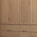 Ver imagem 7 de Guarda Roupa Casal 220cm 5 Portas Madeira Maciça Nira Tauari F07 - Mpozenato