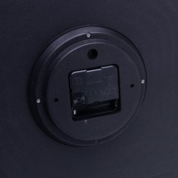 Relógio De Paredede Em Plástico Preto Com Branco 25Cm X 4Cm - 4