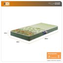 Ver imagem 5 de Colchão Solteiro Espuma D70-d28 Atlanta Verde 88x188x17cm Verde
