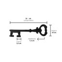 Ver imagem 2 de Kit 2 Chaves Decorativas Rústica Enfeite em Ferro Nº 04 33cm