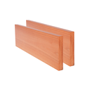 Ver imagem 2 de Kit 2 Prateleiras 50 Cm Verniz Mel com Suporte Invisivel