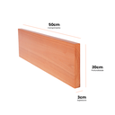 Ver imagem 3 de Kit 2 Prateleiras 50 Cm Verniz Mel com Suporte Invisivel