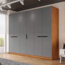 Ver imagem 1 de Guarda Roupa Casal 242,1cm com 6 Portas e 4 Gavetas 240843 Lisboa Politorno Móveis