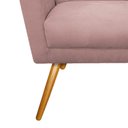 Ver imagem 7 de Poltrona Pés Palito Lauren Maranata Móveis Rosa Rosê