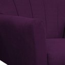 Ver mais imagens de Poltrona Pés Palito Lauren Maranata Móveis Roxo