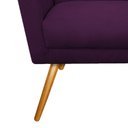 Ver imagem 7 de Poltrona Pés Palito Lauren Maranata Móveis Roxo