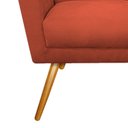 Ver imagem 7 de Poltrona Pés Palito Lauren Maranata Móveis Laranja Terracota