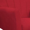 Ver mais imagens de Poltrona Pés Palito Lauren Maranata Móveis Vermelho