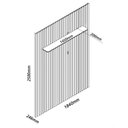 Ver imagem 2 de Painel Ripado Madeira para Tv até 75 Polegadas Serena 185