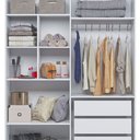 Ver imagem 7 de Guarda Roupa Solteiro 4 Portas 3 Gavetas Flórida Tigus Baby