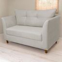 Ver imagem 2 de Sofá Isis 2 Lugares Suede Bege - Belliv Decor