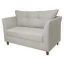 Ver imagem 1 de Sofá Isis 2 Lugares Suede Bege - Belliv Decor