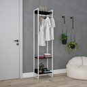 Ver imagem 3 de Estante Closet c/03 Prateleiras Dynamica 45 cm Est.Branca