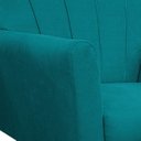 Ver mais imagens de Poltrona Pés Palito Lauren Maranata Móveis Azul Turquesa