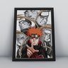 Quadros Decorativa de Parede para Quarto e Sala Tema Akatsuki Naruto Shippuden Sasuke Naruto Uzumaki - 1