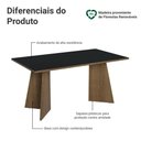 Ver imagem 3 de Mesa de Jantar Retangular Tampo de Madeira 5389 Madesa