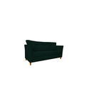 Ver imagem 1 de Namoradeira Decorativa Sala Estar Isis 3 Lugares 1,80 Veludo Verde - Montanaris Decor