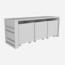 Ver imagem 5 de Rack Com Baús Infantil Com Porta Livros Carmo 100% Mdf WoodCore