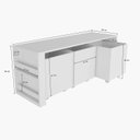 Ver imagem 6 de Rack Com Baús Infantil Com Porta Livros Carmo 100% Mdf WoodCore