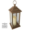 Ver imagem 3 de Lanterna Marroquina Branca Artesanal de Luxo com Vidro Libertas Rosas Lanterna Rustica Dourado