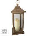 Ver imagem 5 de Lanterna Marroquina Branca Artesanal de Luxo com Vidro Libertas Rosas Lanterna Rustica Dourado