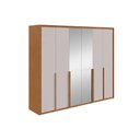 Ver imagem 5 de Guarda Roupa 6 Portas 2ESP 6g Imperatore Lopas Amêndoa