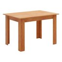 Ver imagem 2 de Conjunto Mesa de Jantar Retangular Palace Mel 4 Cadeiras Sol Linho Bege