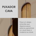 Ver imagem 5 de Conjunto Infantil/Juvenil Guarda-Roupa e Cômoda em MDF Lizz Marrom Hannover Fendi