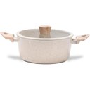 Ver imagem 3 de Jogo de Panelas Brinox Antiaderente Ceramic Life 4 Peças Sirius com Indução Vanilla