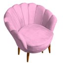 Ver imagem 1 de Poltrona Decorativa Petala Rosa