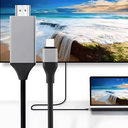 Ver imagem 4 de Cabo Adaptador Usb C para Hdmi 4k 2m Celular Função Desktop