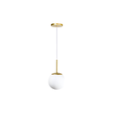 Ver imagem 2 de Kit2 Lustre Bolinha Jabuticaba Dourado – Lavabo, Quarto e Sala