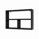 Ver imagem 1 de Nicho para Banheiro Lavabo Atenas Preto 50 x 30cm