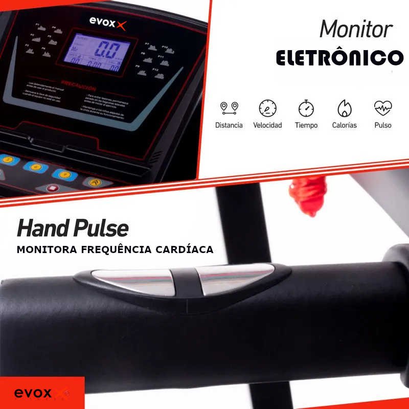 Esteira Mega Silenciosa Compacta Rtx1400 Evox Fitnes - 110v - 4