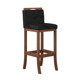Conjunto 2 Banquetas Alta em Madeira Maciça Londres  - 3