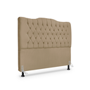 Ver imagem 1 de Cabeceira de Cama Box Casal 140 Cm Dunas - Veludo Bege Escuro