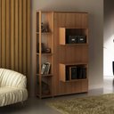 Ver imagem 3 de Cama Articulada Solteiro 4 Prateleiras 2 Nichos 128,5x193cm CM8013 Laranja/Amêndoa