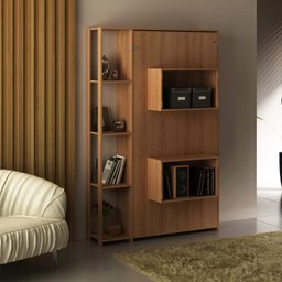 Cama Articulada Solteiro 4 Prateleiras 2 Nichos 128,5X193Cm Cm8013  - 3