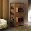 Ver imagem 3 de Cama Articulada Solteiro 4 Prateleiras 2 Nichos 128,5X193Cm Cm8013